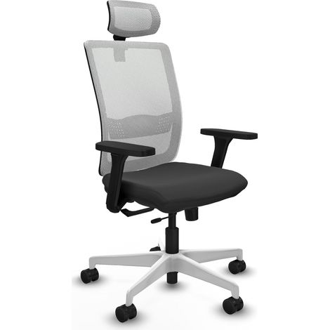 Silla de oficina piqueras y crespo haches traslack blanco espuma 50 mm (1/2)