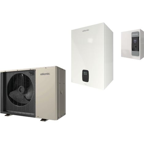 Pompe à chaleur hybride murale monobloc gaz Hybea 6 kW Duo 25 kW - ATLANTIC - 527435