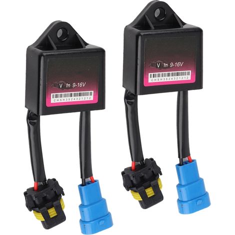 Filtre d'alarme lumineuse, annulateur d'avertissement, connecteur de prise, faisceau de câblage, décodeur anti-scintillement C6 (1/5)