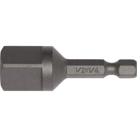 Teng ACCSDA1412 50mm Adaptor 1/4in Hex to 1/2in Square TENACCDA1412 (1/3)