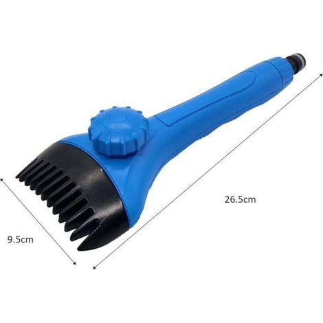 UlisemBrosse à piscine - Brosse nettoyage portable pour filtre piscine - Détachant amovible pour bassin spa - Pour le nettoyage piscine et spa (1/3)