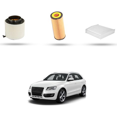 Kit Tagliando 3 filtri compatibile con Audi Q5 (8RB) 3.0 tfsi 200kw dal 2012 (1/5)
