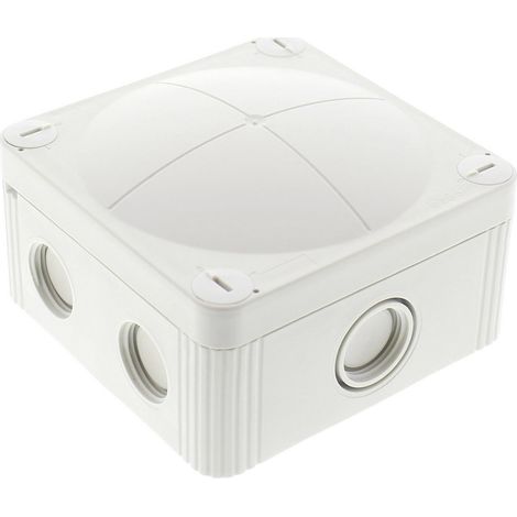 Wiska 10105595 Abzweigkasten (L x B x H) 95 x 95 x 60 mm Lichtgrau (RAL 7035) IP66/IP67 1 St.