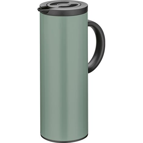 Caraffa termica Cilio Firenze, 1,0 l, diametro 11 x 30 cm, acciaio inox/inserto in vetro, menta (1/2)