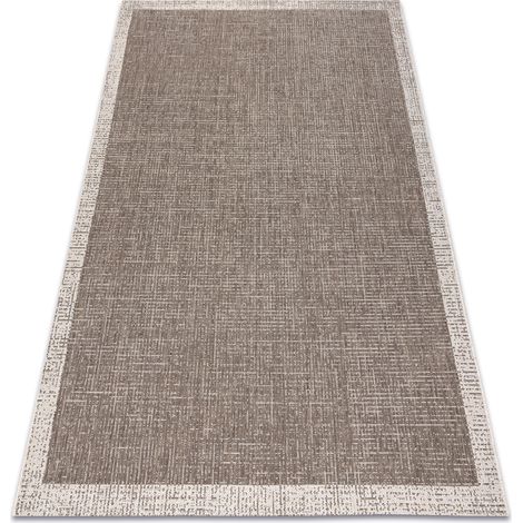 TEPPICH SIZAL FLOORLUX 20401 Rahmen taupe / champagner  beige 200x290 cm