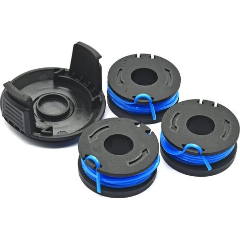 Bobine Fil Nylon 3PCS + Couvercle pour Débroussailleuse (1/5)
