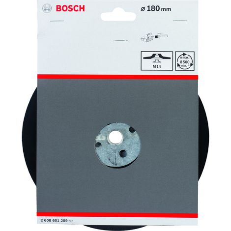 Plato lijador amoladora: 180mm  BOSCH 2608601209