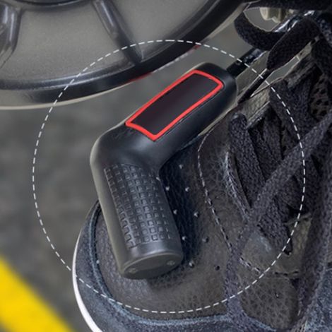 Protège-chaussure de sélecteur moto, plastique flexible universel, rouge, pour cross et mini-moto, protection du dessus de chaussure (1/5)