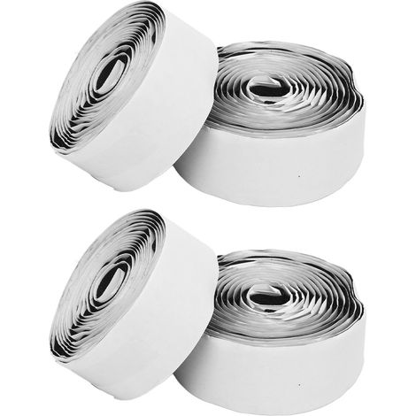 Lot de 2 rubans adhésifs pour pédalier d'effets de guitare (2,5 cm x 2 m), adhésifs puissants et découpables, à scratch. (1/5)