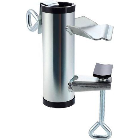 Sonnenschirmhalterung für die Terrasse – Für Zäune, Geländer, Terrassen, Bänke, Boote usw. – 1 Stück, 3,8 cm Durchmesser, verbesserte Ausführung (1/5)