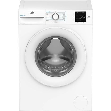 Beko b300 BMWU3821W: Lavatrice 8kg, Classe A, 1200giri, linea estetica NX, motore inverter, Display Touch, oblò bianco, tecnologia EnergySpin&x2122. Tipo di carica: Caricamento frontale. Capacità... (1/5)
