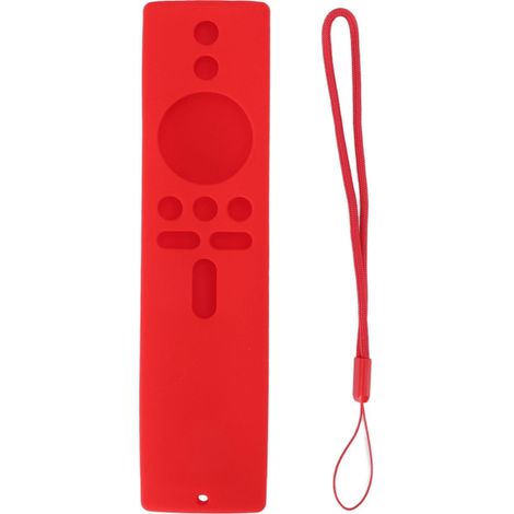 Funda protectora de silicona antideslizante para el mando a distancia de Xiaomi Mi Box S y Xiaomi Mi TV Stick (roja)