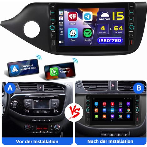 8" Pour KIA Cee'D JD 2012-2017 Apple CarPlay Android 15 Autoradio GPS WiFi 2+32G (1/5)