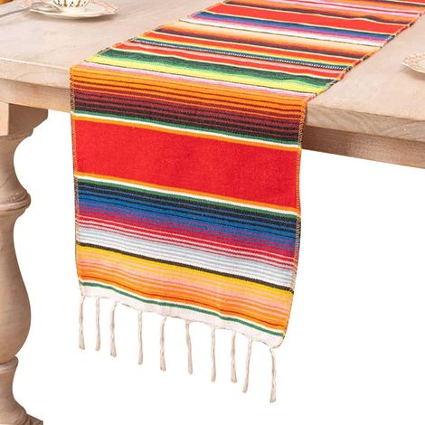 Table Runner sac en lin naturel manche Runner, fête mariage anniversaire fête nappe (rouge) (1/5)