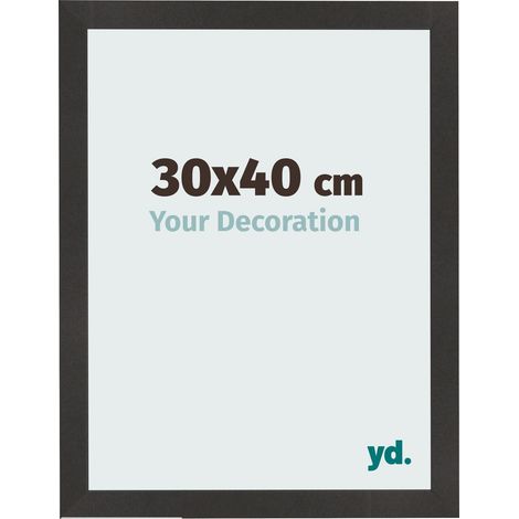 yd. - Cadre photo 30x40 - Noir Mat - MDF - Bologna