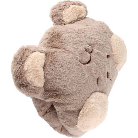 Niedliches, pausbäckiges Tier-Handwärmerkissen, ideal für ein Nickerchen im Studentenwohnheim, Katzen-Handwärmer, 3-in-1-Kissen/Decke mit Handfach, kleiner Bär. (1/5)