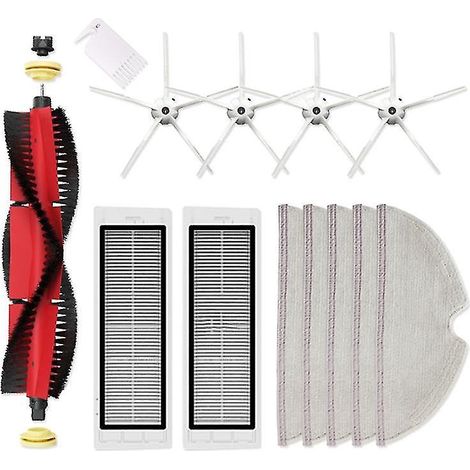 Ersatzteile für Roborock Saugroboter: Bürste, HEPA-Filter, Wischmopp (1/4)