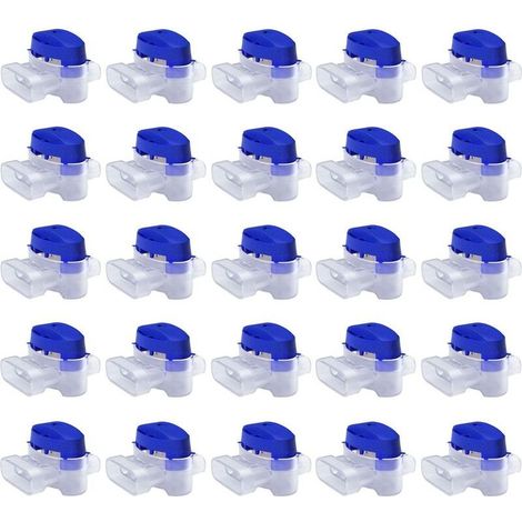 25pcs Connecteurs de Câbles pour Robot Tondeuse 25 Raccords Remplis de Gel pour Étendre ou Réparer Fil Electrique Bas Voltage Tondeuse Automatique (1/5)