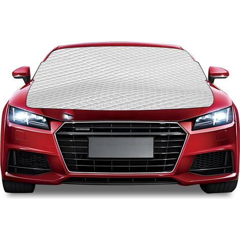 Car Windshield Cover, Winter Tarpaulin Protection, Protects Magnetic Gel Winter Windscreen, Anti-Frost, Ice, Rain, Sun, Universal Folding for Cars and SUVs (178 x 97 cm) (1/5)