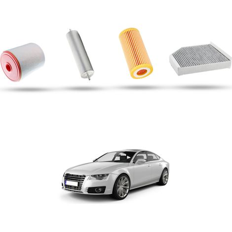 Kit Tagliando 4 filtri compatibile con Audi A7 (4GA,4GF) 3.0 tdi 140kw dal 2015 (1/5)