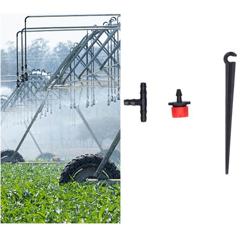 50-m-Gartenbewässerungsset – Automatisches Tropfbewässerungssystem mit 4/7-mm-Schläuchen, 50 Verbindungsstücken und Kunststoffverbindern (1/5)