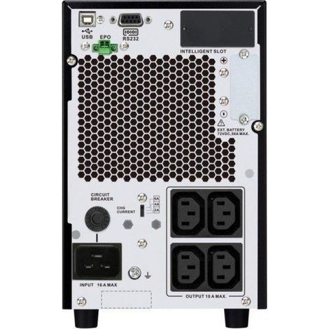 APC Easy UPS On-Line SAI negro 2000 VA 1800 W