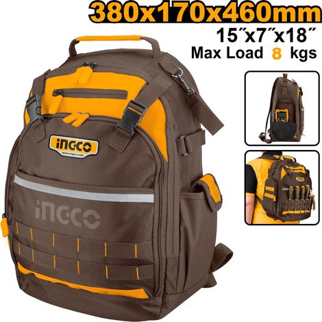 INGCO MOCHILA HERRAMIENTAS 380170460 mm.HBP01028