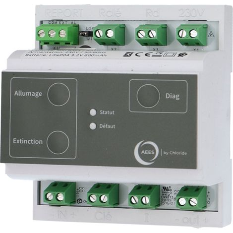 Télécommande AEES TEL410 pour BAES locaux sommeil avec SATI