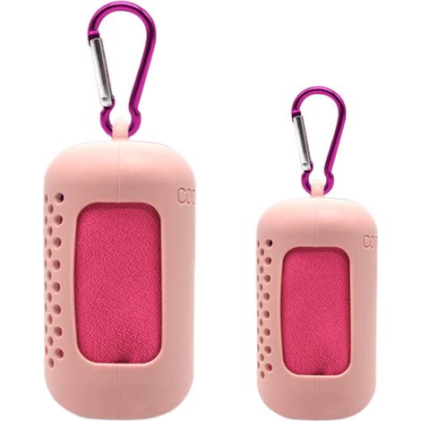 Lot de 2 serviettes rafraîchissantes, serviettes en microfibre à séchage rapide, idéales pour le sport, la plage, les voyages, le fitness, la salle de sport, le yoga et les activités sportives en exté (1/5)