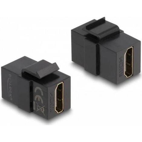 Module Keystone - HDMI Femelle à HDMI Femelle - Support 4K60Hz - Pour Installation Domestique et Professionnelle - 1 Pièce (1/2)