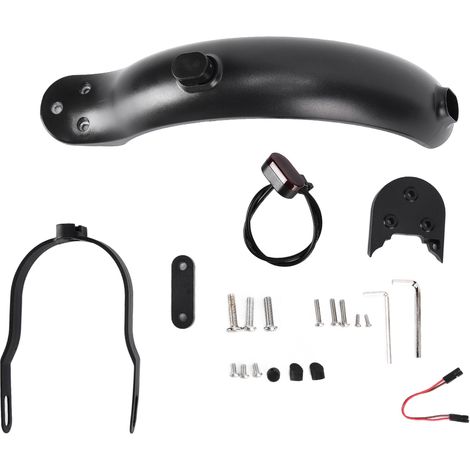 Garde-boue arrière pour trottinette, support de pare-boue avec feu stop arrière, accessoire de remplacement pour Xiaomi M365. (1/5)