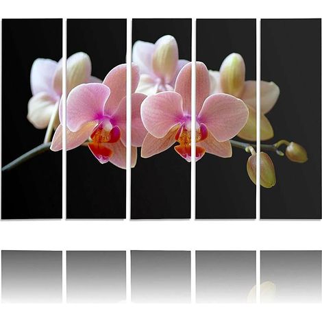 Tableau une orchidée rose - 150 x 100 cm (1/5)