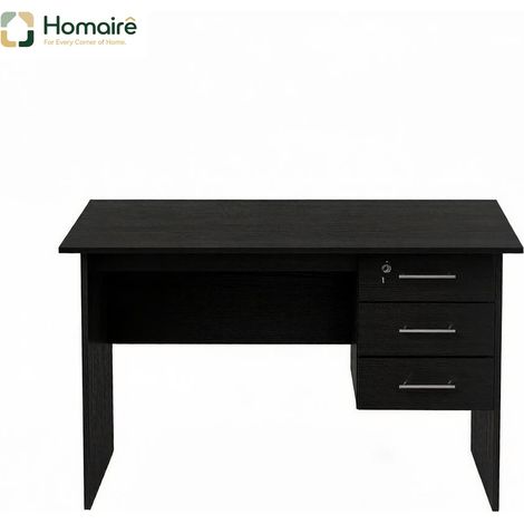 Schwarzer Holzschreibtisch 60 x 60 x 75 cm HOMAIRE (1/5)