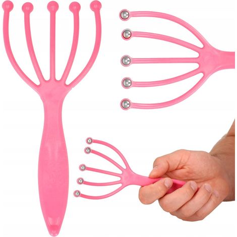 Massaggiatore per cuoio capelluto EWA SCHMITT, rosa, SPA, 1 pz. (1/5)