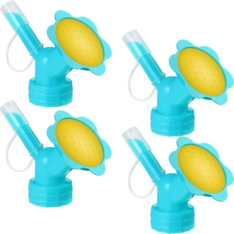 Bouchon Arrosoir - Double Tête - Pour Bouteille 2 L - Pour Plantes Intérieures Bonsaï Semis - Lot de 4 (1/5)