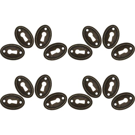 Lot de 16 plaques verrouillage ovales en alliage zinc pour (1/5)