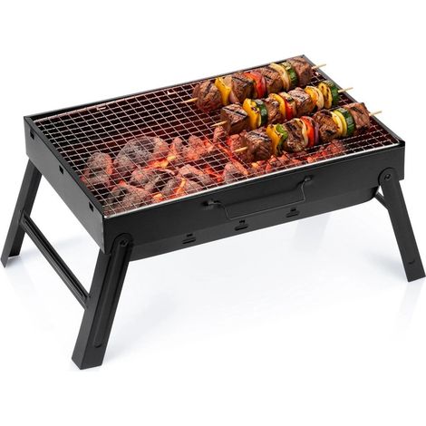 Portable Charcoal Grill, Foldable Suitcase, 51x30x23 cm (1/5)