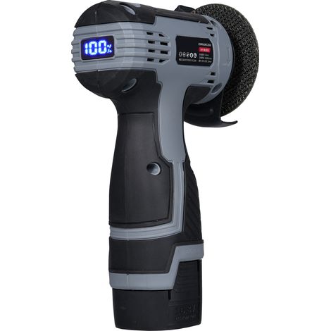 Meuleuse d'angle sans balais 28 000 tr/min, affichage numérique, batterie 16,8 V 2 000 mAh pour la découpe de carrelage. (1/5)