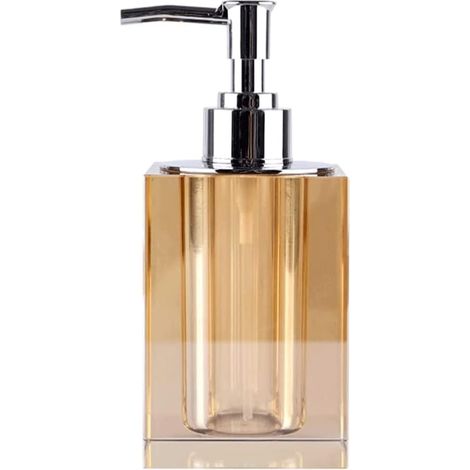 RHG Distributeur de savon/lotion, distributeur de savon en verre transparent de qualité supérieure couleur pomme (1/3)