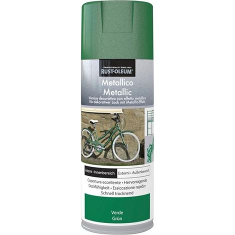 RUST-OLEUM - SPRAY EFFETTO METALLICO VERDE 400 ML