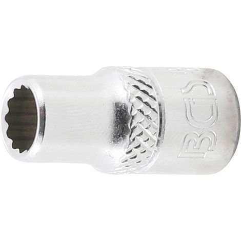BGS Steckschlüssel-Einsatz Zwölfkant Antrieb Innenvierkant 6,3 mm (1/4") SW 1/4" - 10873