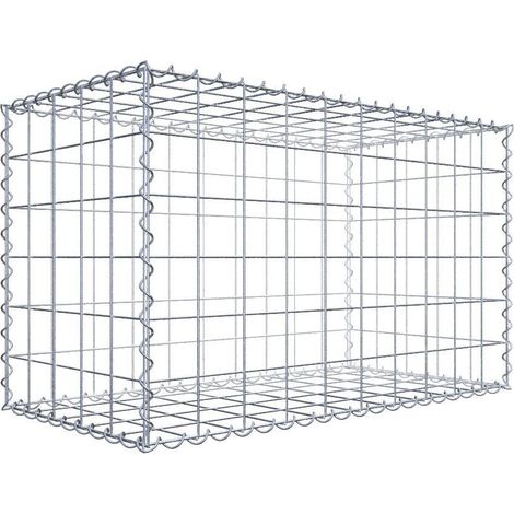 Gabiondeco - Gabion 100 cm x 60 cm x 50 cm (L x H x P). mailles 10 x 10 cm. Spirale - Made in Germany (1/6)