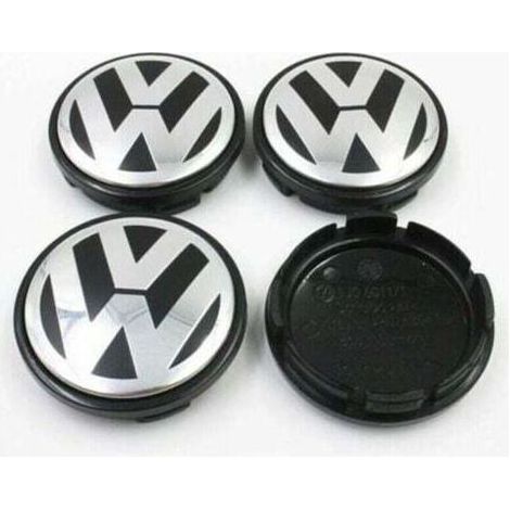 Lot de 4 cache-moyeux d’origine pour jantes aluminium,65mm