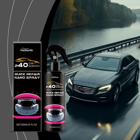 Nano-Pflegespray für Autokratzer – Reinigung, Fleckenentfernung, Politur und Pflege von Lackkratzern – 120 ml -- DE (1/5)