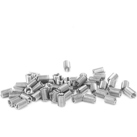 Ensemble de 50 pièces d'outils de réparation et de finition de trous de vis pour supports de douilles d'insertion de filetage (unité américaine 6-322.5D) (1/5)