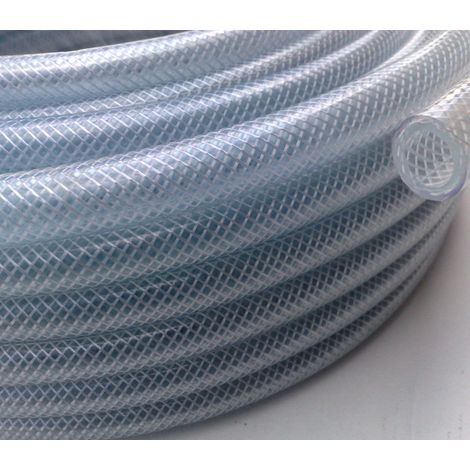 Rouleau 25 m Tuyau Souple PVC Tresse Alimentaire Soditec - D. 10x16 mm - Plomberie, Chauffage et Adduction d'Eau