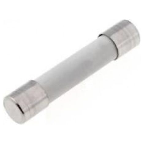 Fusible lent 1A 500Vac 6,3x32mm – Céramique – Pouvoir de coupure 1,5kA – Caractéristique d'interruption 10 In max 300 ms - LENT 1 A