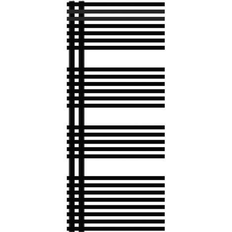 Radiateur de salle de bain LUXRAD Type E 1179 x 500 mm noir mat 553 W (1/4)