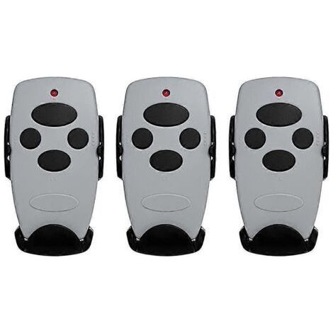 Lot de 3 télécommandes DOORHAN pour portail de garage 433 MHz, compatibles avec les émetteurs DOORHAN 2PRO et 4PRO. Porte-clés DOORHAN pour barrière. (1/5)