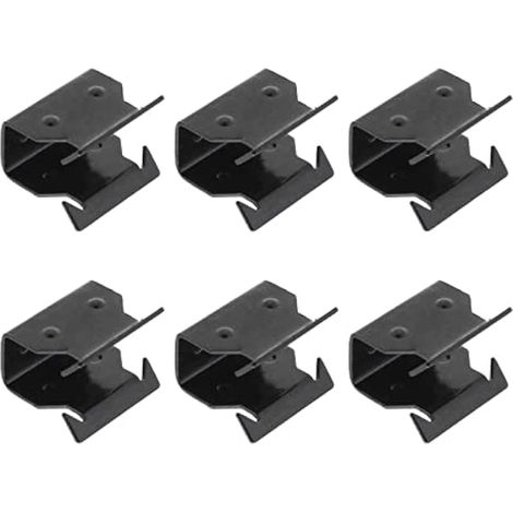 6 clips de garniture de pare-brise avant pour Ford Focus MK2 1329640 - Noir métal, pièces de rechange intérieur voiture
